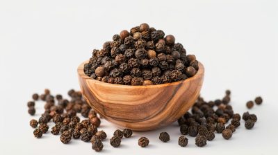 heap-pippali-long-pepper-wooden-cup-isolated-white-background-generative-ai_21085-61568